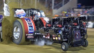 Alcohol Powered FURY Tractor Pulling Super Modified Tractors Henry Illinois Americas Pull 2021 [upl. by Leur343]