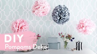 DIY Pompoms Deko zum Selbermachen  WESTWING DIYTipps [upl. by Rickie]