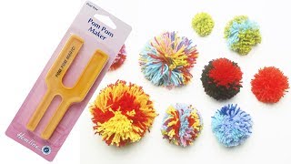 How to Use a Pom Pom Maker [upl. by Rollie241]