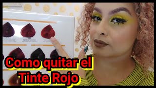 Cómo Quitar el Tinte Rojo  Lilyymakeuup [upl. by Lower]