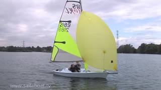 How to sail with a Spinnaker on a small sailboat [upl. by Lednew]