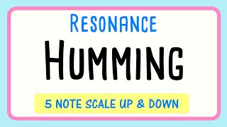 Humming Vocal Warm Up  Improve Pitch and Resonance  Female Voice [upl. by Wunder]