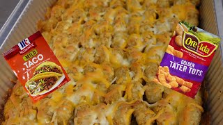 Tater Tot Casserole Easy Recipe [upl. by Wimsatt56]