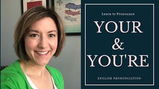 Learn to pronounce YOUR amp YOURE  American English Homophone Pronunciation Lesson learnenglish [upl. by Hgeilyak897]