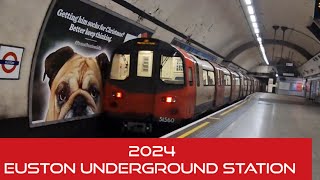 EUSTON Underground Station 2024 [upl. by Arikahs]