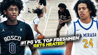 1 Freshman vs The 1 Sophomore PG Got HEATED [upl. by Surat]