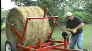 QuikRoll The bale unroller dolly [upl. by Ahsimat586]