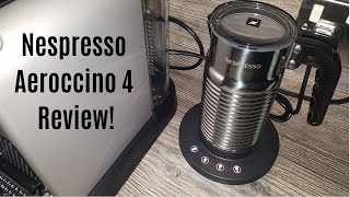 Nespresso Aeroccino 4 Milk Frother Review  Worth upgrading from the Aeroccino 3 [upl. by Nawram]