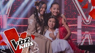 Vanessa Valentina y Yennifer cantan Los laureles – Batallas  La Voz Kids Colombia 2019 [upl. by Avron]