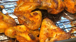 Crispy Oven Baked Chicken Wings Recipe  Baked Chicken Recipe [upl. by Sadie]