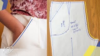 TROUSER SIDE POCKET PATTERN TUTORIAL PATTERN TESTING INC  KIM DAVE [upl. by Jd476]