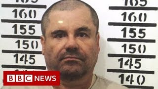 El Chapo Rare prison video emerges  BBC News [upl. by Yral]