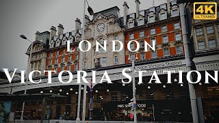 London Victoria Station Walk Through England 4K [upl. by Walsh687]