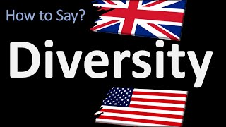 How to Pronounce Diversity 2 WAYS UKBritish Vs USAmerican English Pronunciation [upl. by Nyral]