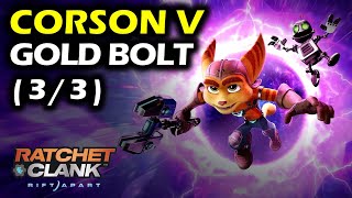 Corson V Gold Bolt Locations  Ratchet and Clank Rift Apart Collectibles Guide  Corson 5 [upl. by Villiers]