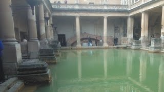 Ancient Exploration The Roman Baths at Aquae Sulis [upl. by Kcireddor]