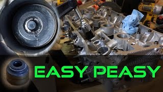 How To Replace Valve Seals  COMPLETE GUIDE [upl. by Enoryt198]