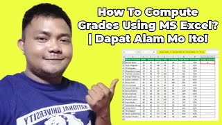 How to Compute Average Quarterly Grade and Final Grade in MS Excel  Mister Learning [upl. by Aznarepse]