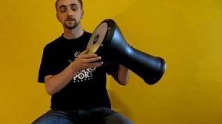 Darbuka Lesson 1  position amp strokes B [upl. by Jankell]