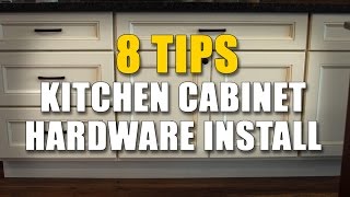 Cabinet Knobs and Pulls  8 IMPORTANT installing Tips [upl. by Abagail]