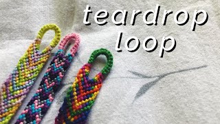 HOW TO start your bracelets with a TEARDROP loop [upl. by Auqenahs]