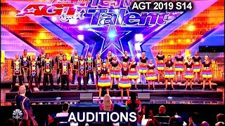 Ndlovu Youth Choir from Africa “My African Dream” UPLIFTING  Americas Got Talent 2019 Audition [upl. by Yearwood]