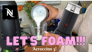 How To Foam Milk With Aeroccino 3 Make Coffee With Foam Tips amp Tricks  Easy Foamed Latte Recipe [upl. by Favianus]