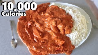 Massive Indian Curry Platter 10000 Calorie Feast [upl. by Eelamme]