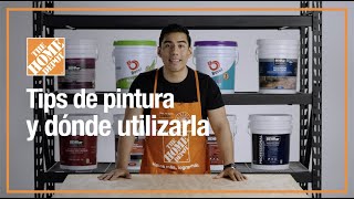 Tips de pintura y dónde utilizarla  Pintura  The Home Depot Mx [upl. by Enylodnewg315]