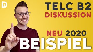 telc B2 mündliche Prüfung Teil 2 Diskussion  Beispiel  Übungstest 2019 [upl. by Harrell]