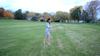 Whip Cracking Tutorial  The Underhand Flick [upl. by Annecorinne]