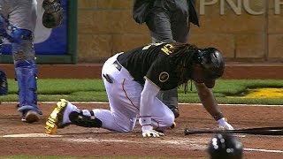 LADPIT Multiple batters hit by pitches at PNC Park [upl. by Scevour378]