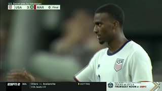 USMNT vs Morocco Highlights  June 1 2022 [upl. by Lilac]