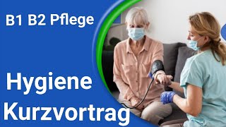 9 Kurzvortrag Hygiene telc Deutsch B1B2 Pflege [upl. by Launce]