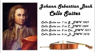 Johann Sebastian Bach  Cello suites in 432 Hz great for reading or studying [upl. by Eirac4]