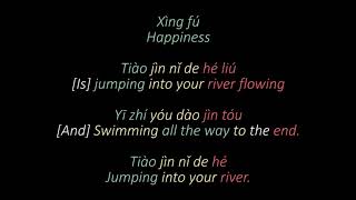 Katherine Ho  Yellow Pinyin w English translation [upl. by Ipoillak]