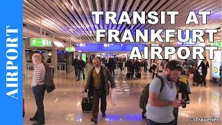 TRANSIT WALK AT FRANKFURT Airport FRA Terminal 1  Connection Flight Transfer Arriving amp Departing [upl. by Norre450]