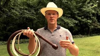 Cracking a 12 foot Bullwhip [upl. by Daphne]