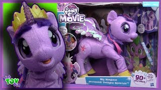 My Little Pony MAGICAL PRINCESS TWILIGHT SPARKLE Giant Talking Toy Review [upl. by Ientirb]