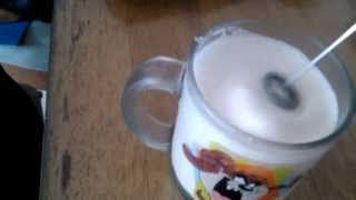 Aerolatte Review Frothing Cold Milk In Under 1 Minute [upl. by Anev997]