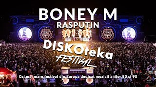 DISKOteka Festival 2019  Boney M  Rasputin 100 LIVE Timisoara Romania [upl. by Eneryc445]